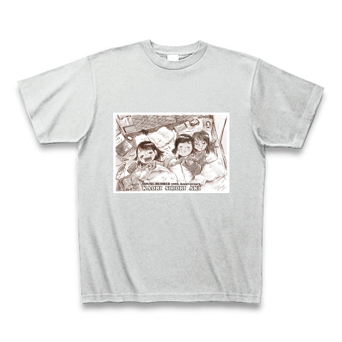 ハウスメン10周年記念TシャツB｜Tシャツ Pure Color Print｜アッシュ