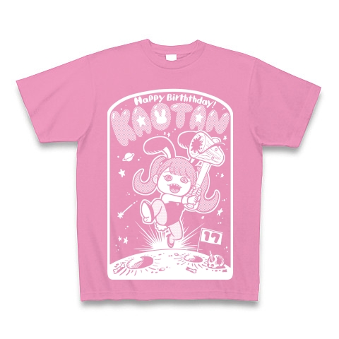 【濃色用】かおたん生誕Tシャツ2023｜Tシャツ Pure Color Print｜ピンク