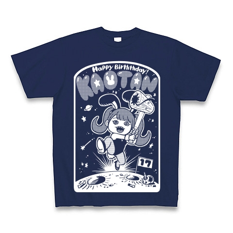 【濃色用】かおたん生誕Tシャツ2023｜Tシャツ Pure Color Print｜ジャパンブルー
