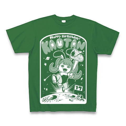 【濃色用】かおたん生誕Tシャツ2023｜Tシャツ Pure Color Print｜グリーン