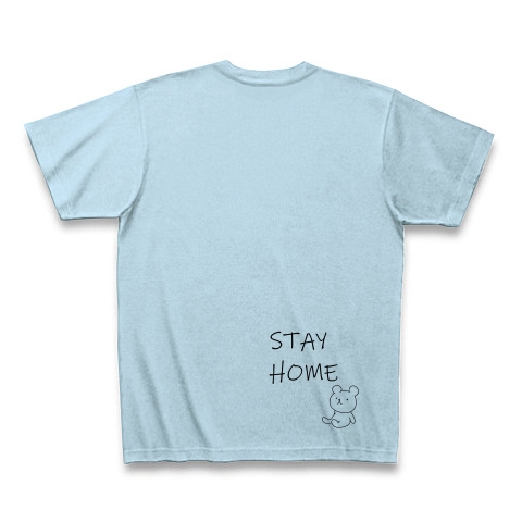 STAY HOME｜Tシャツ｜ライトブルー