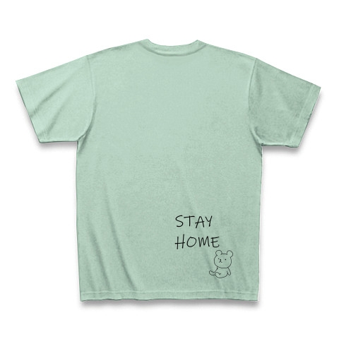 STAY HOME｜Tシャツ｜アイスグリーン
