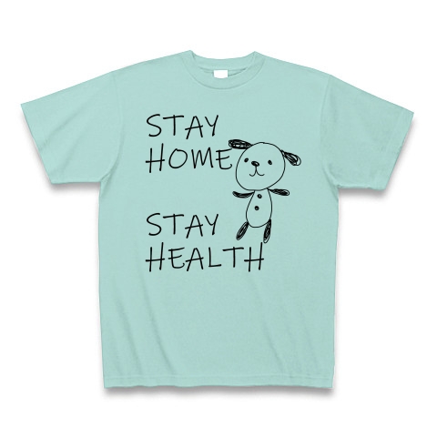 STAY HOME｜Tシャツ｜アクア