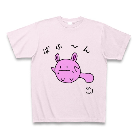 商品詳細 ゆるふわキャラ ほっぴぃ ぱふ ん Tシャツ ピーチ デザインtシャツ通販clubt