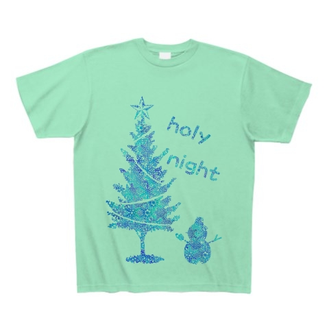 商品詳細 Holy Night ホーリーナイト クリスマス ツリー と 雪だるま Tシャツ ミントグリーン デザインtシャツ通販clubt 商品詳細 Holy Night ホーリーナイト クリスマス ツリー と 雪だるま Tシャツ ミントグリーン デザインtシャツ通販clubt
