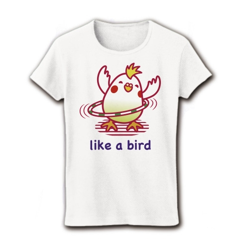 like a bird 2(YG)｜レディースTシャツ｜ホワイト
