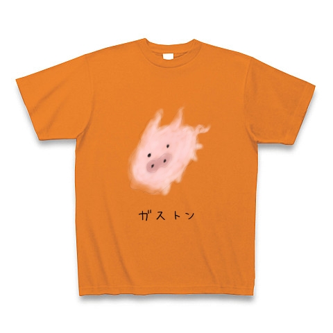 ガストン｜Tシャツ Pure Color Print｜オレンジ