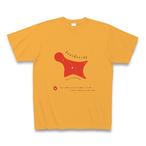 スポーツクライミングにわか｜Tシャツ Pure Color Print｜コーラルオレンジ