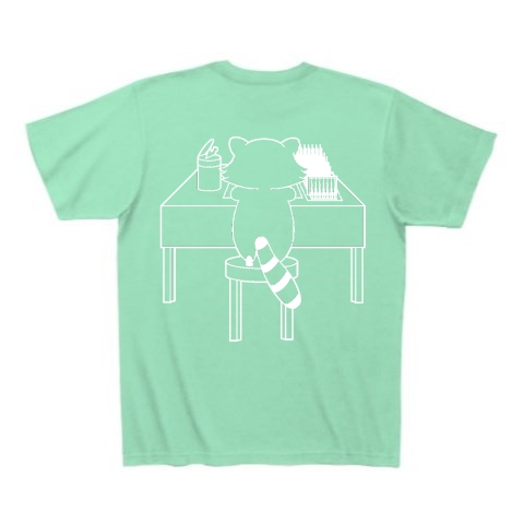 明石洗浄オリジナルグッズ｜Tシャツ Pure Color Print｜ミントグリーン