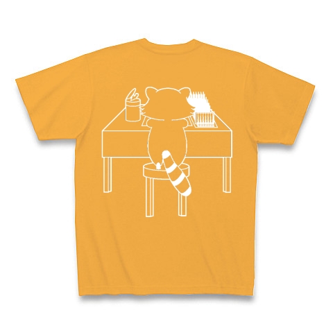 明石洗浄オリジナルグッズ｜Tシャツ Pure Color Print｜コーラルオレンジ