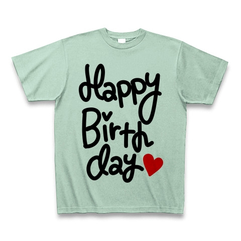 商品詳細 Happy Birthday ロゴ Tシャツ アイスグリーン デザインtシャツ通販clubt