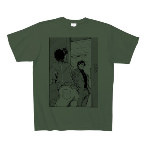 シティーハンター第307話(ご注文から一か月前後でお届け)｜Tシャツ｜アイビーグリーン