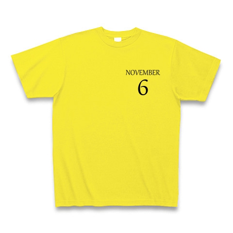商品詳細 誕生日 記念日 11月6日 Nov 6 Tシャツ デイジー デザインtシャツ通販clubt