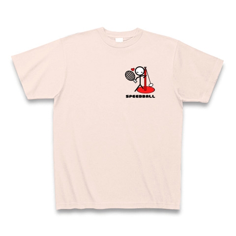 マイナースポーツ棒人間　スピードボール｜Tシャツ Pure Color Print｜ライトピンク