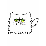 ねこ 猫 ネコ｜ベイビーロンパース｜ホワイト