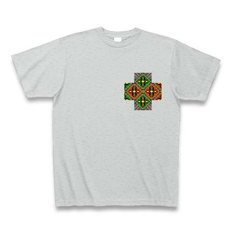 Cross Logo｜Tシャツ Pure Color Print｜グレー